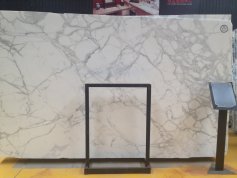 <b>Luxury beautiful calacatta white marble big slab for pro</b>